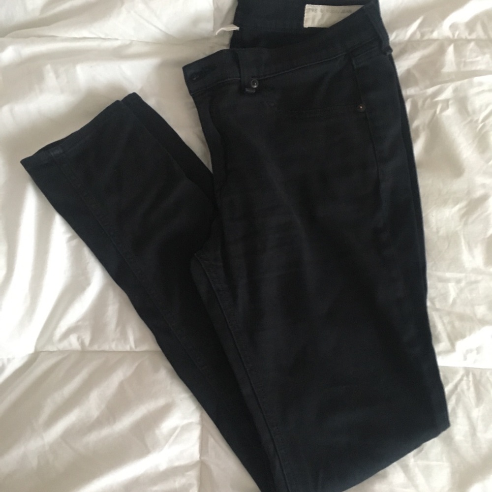Rag & Bone Black Jeggings